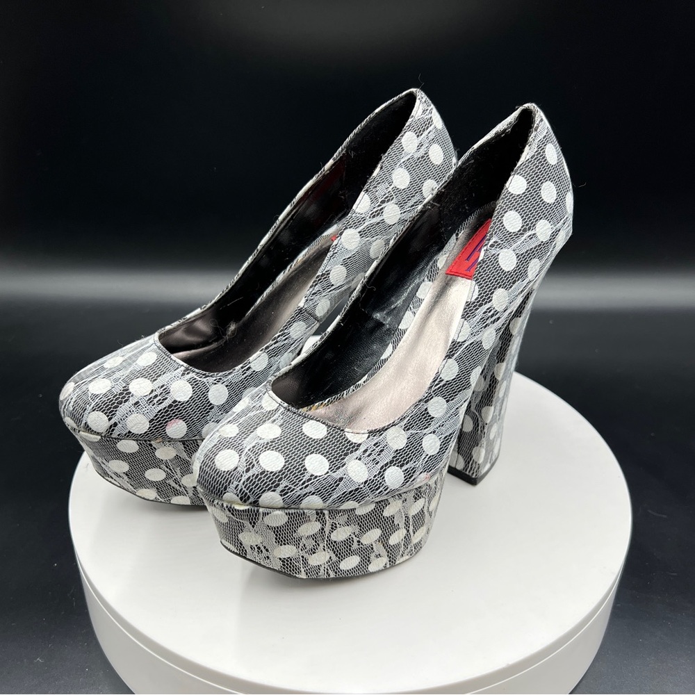 FRH Polkadot Platform Heels
